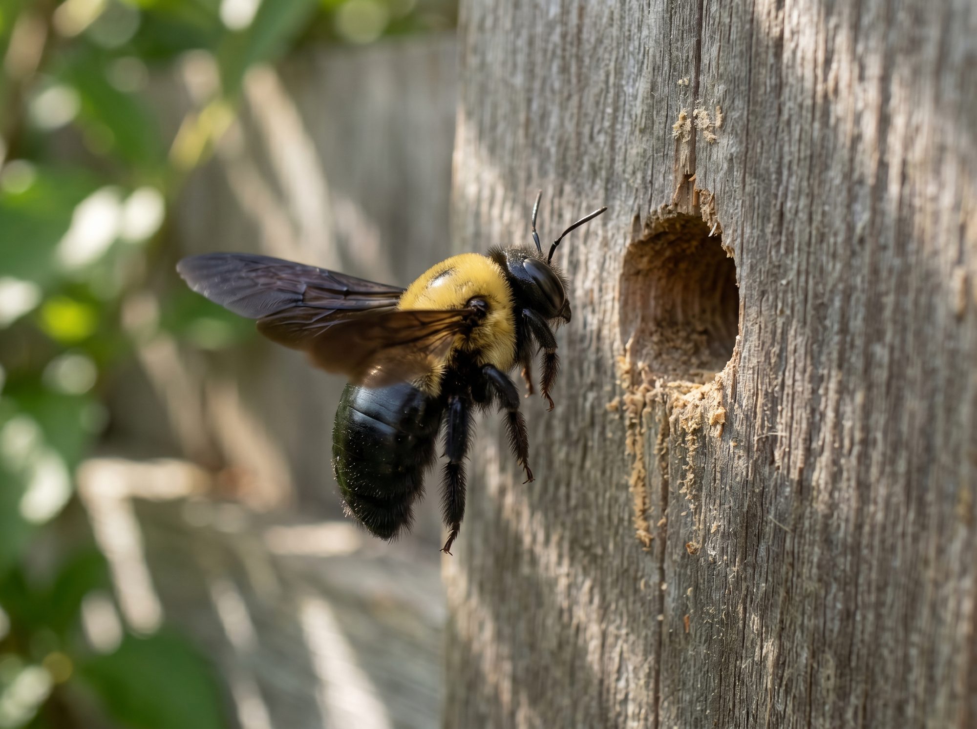 Carpenter Bee identification photo — Angel Home & Commercial Services pest library